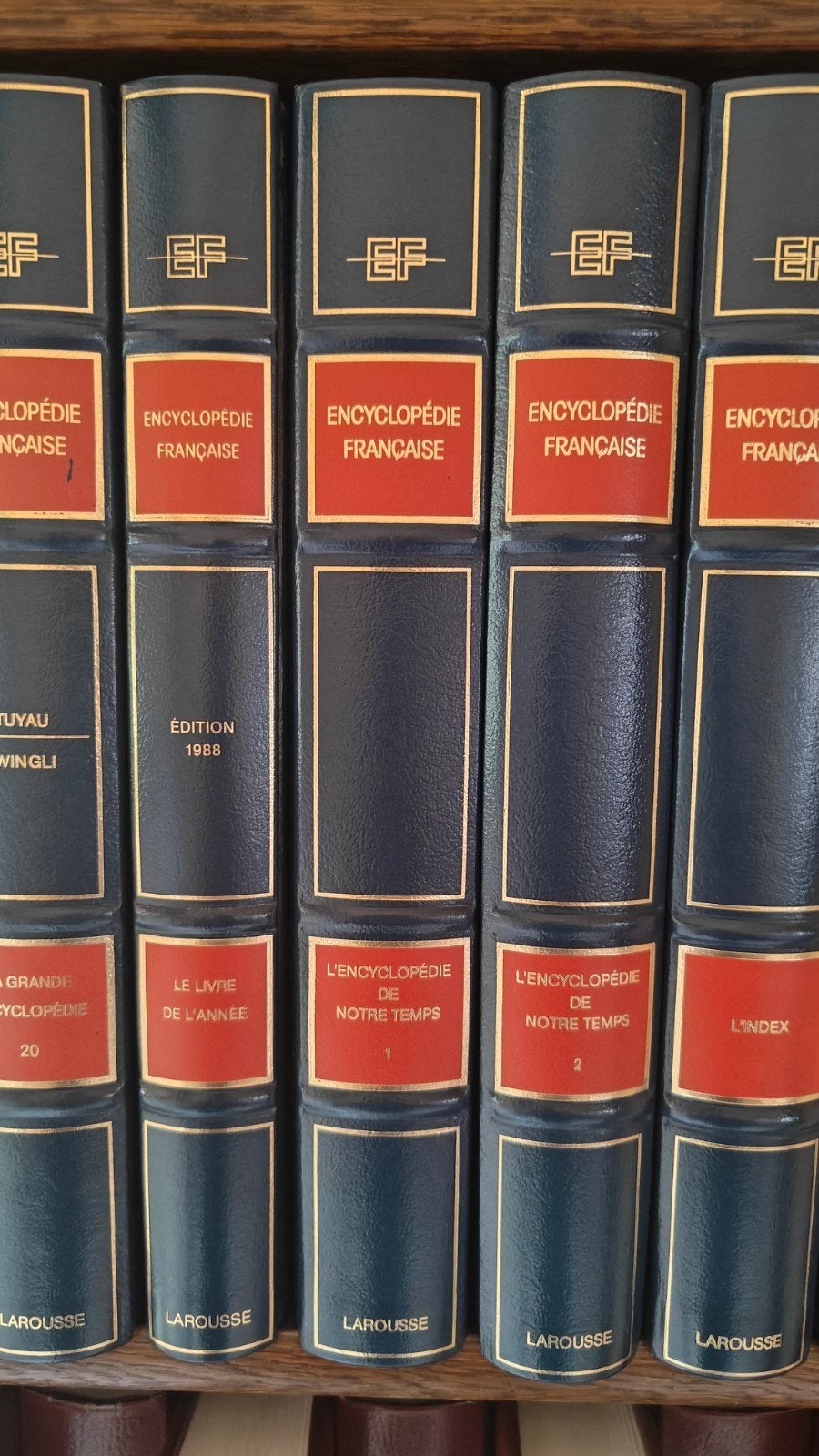 Encyclopédie Grand Larousse Universel, Livres, Enlèvement