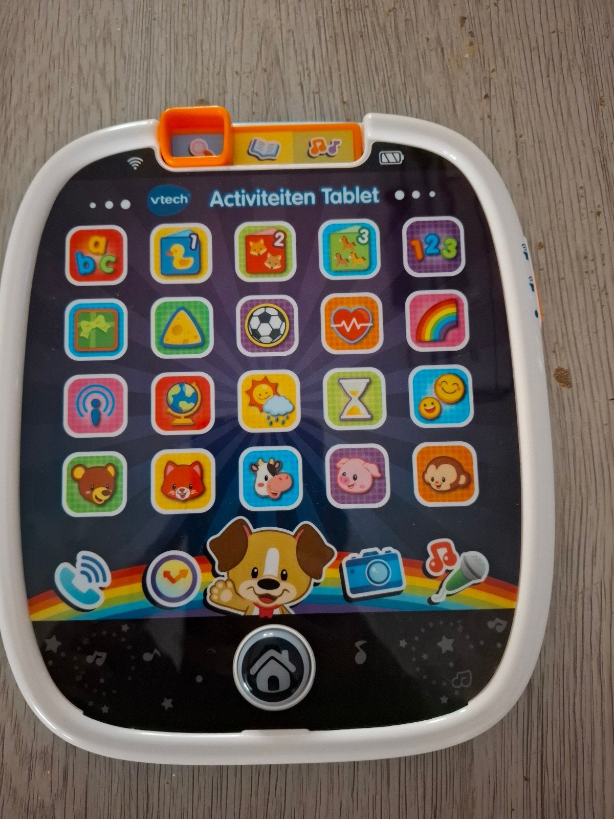 V-tech activiteitentablet, Ophalen