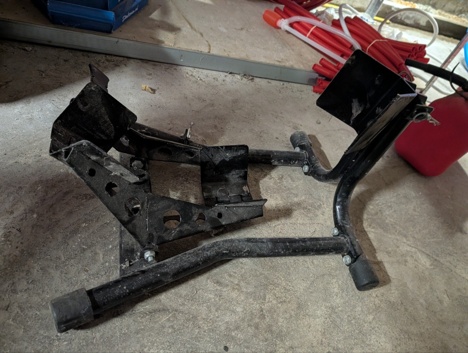 Inrijklem voor motor, Ophalen