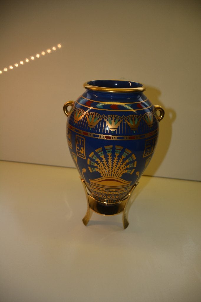 GOUDEN VAAS VAN BAST, Antiek en Kunst, Ophalen