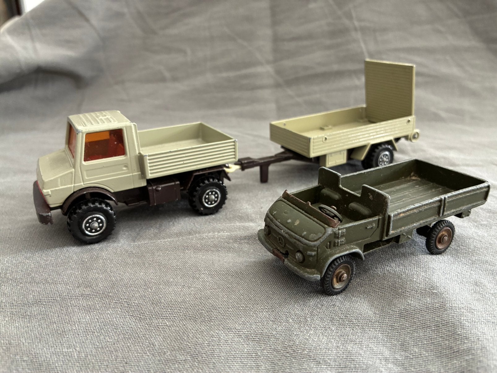 collection Mercedes unimog dinky toys matchbox, Enlèvement ou Envoi, Utilisé, Bus ou Camion