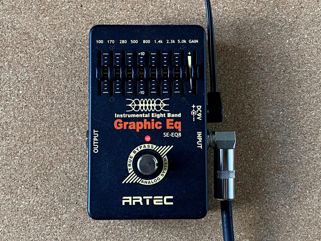 Artec SE-EQ8 gitaarequalizer - 8 bands - Zeer goede conditie, Ophalen of Verzenden, Zo goed als nieuw, Equalizer