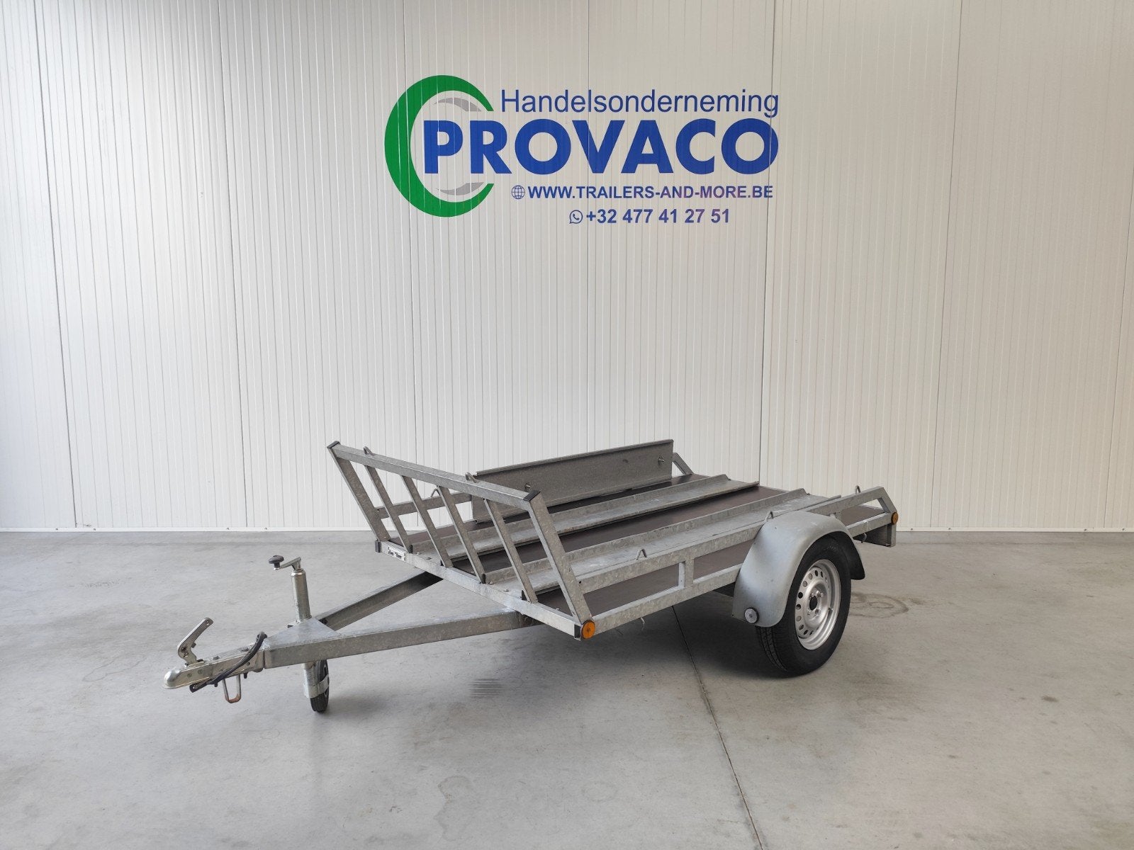 motortrailer voor 1 en/of 2 motoren, Motoren, Ophalen