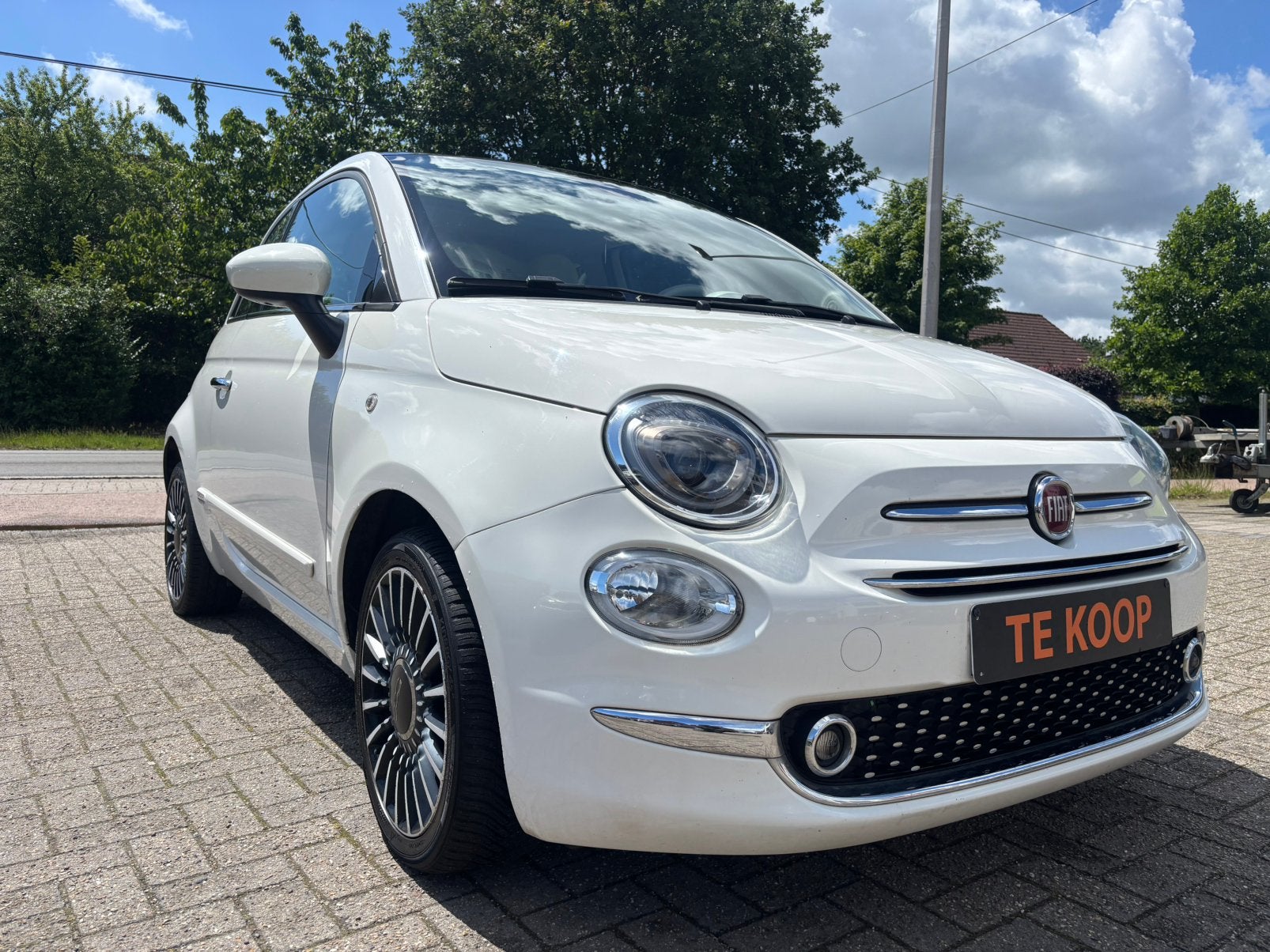 Fiat 500 pano van 2019 met slechts 99000km, Autos, Achat, Entreprise, Essence