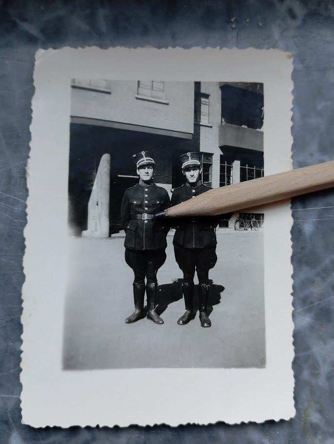 Gendarmerie / Rijkswacht / WW2 / Photo 2, Verzamelen, Militaria | Algemeen, Ophalen of Verzenden, Rijkswacht, Foto of Poster