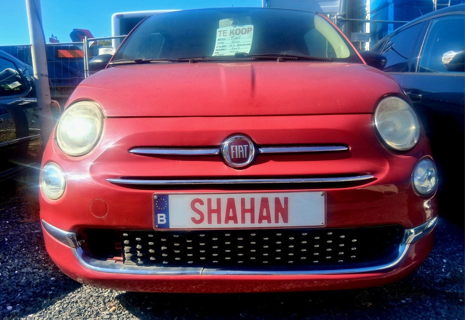 Fiat 500 benzine, Auto's, Voorwielaandrijving, Stof, Zwart, 4 cilinders