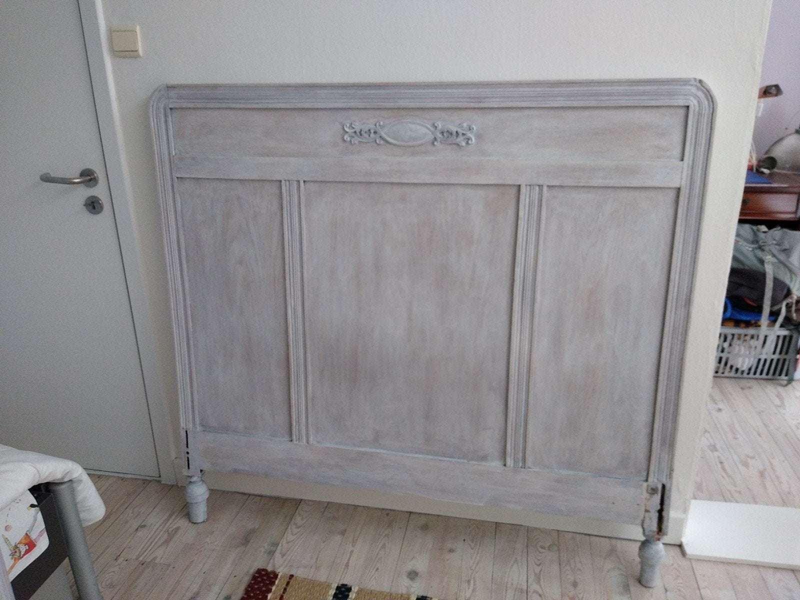 antiek bed ,hoofdeinde en achtereinde, Antiek en Kunst, Ophalen