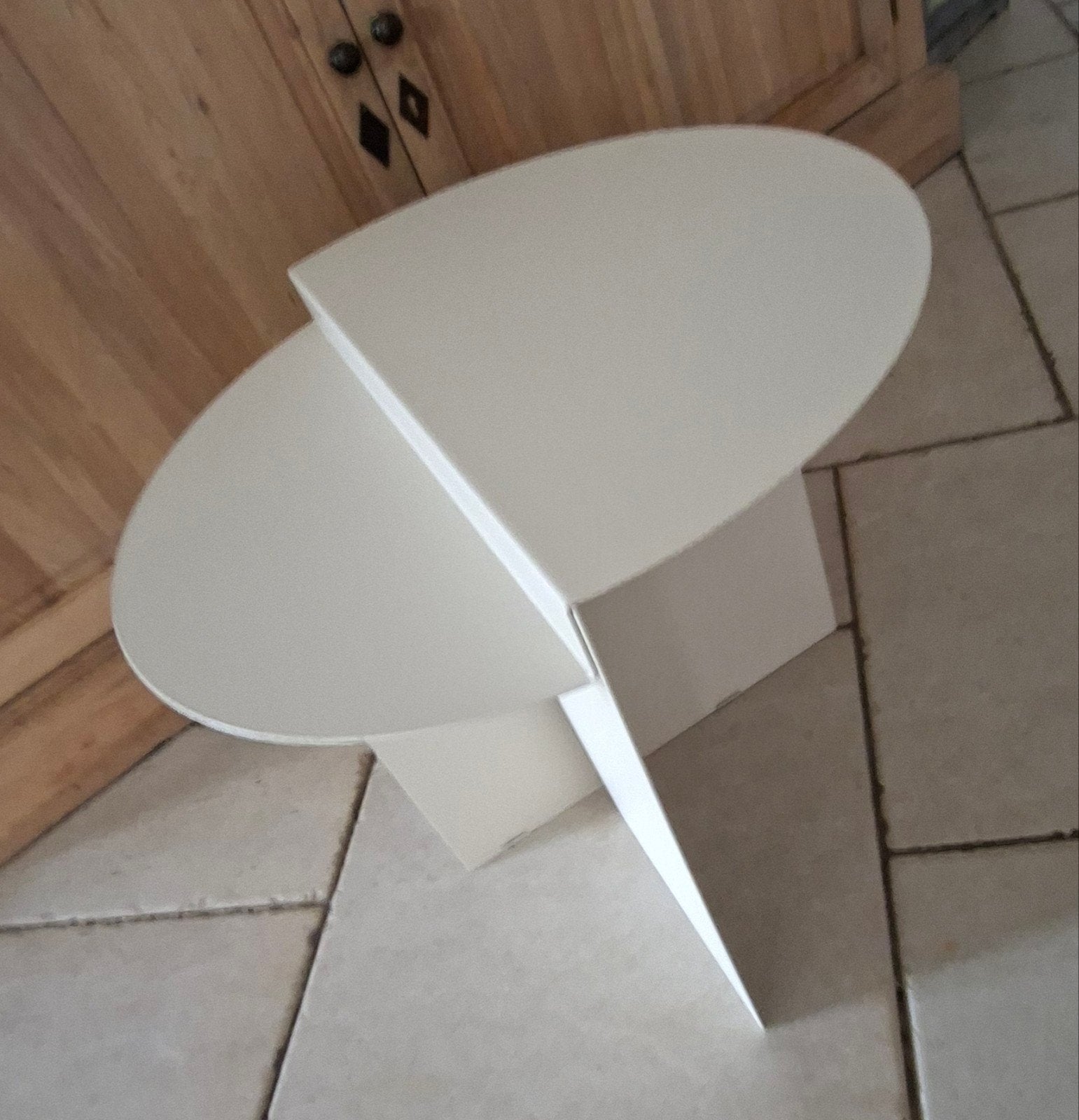 Japandi bijzettafel, Ophalen