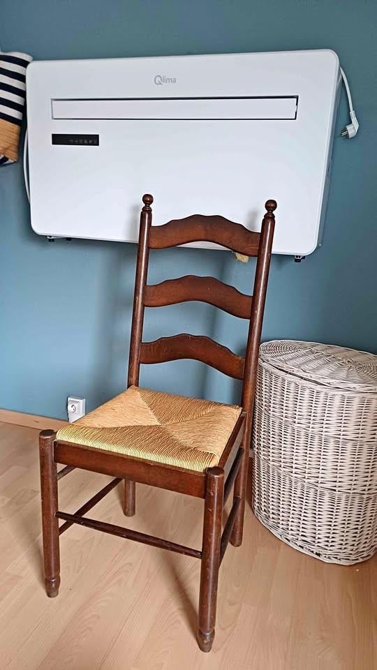 6 houten stoelen apart of te te samen, Huis en Inrichting, Stoelen, Ophalen, Gebruikt, Bruin, Antieke houten stoelen