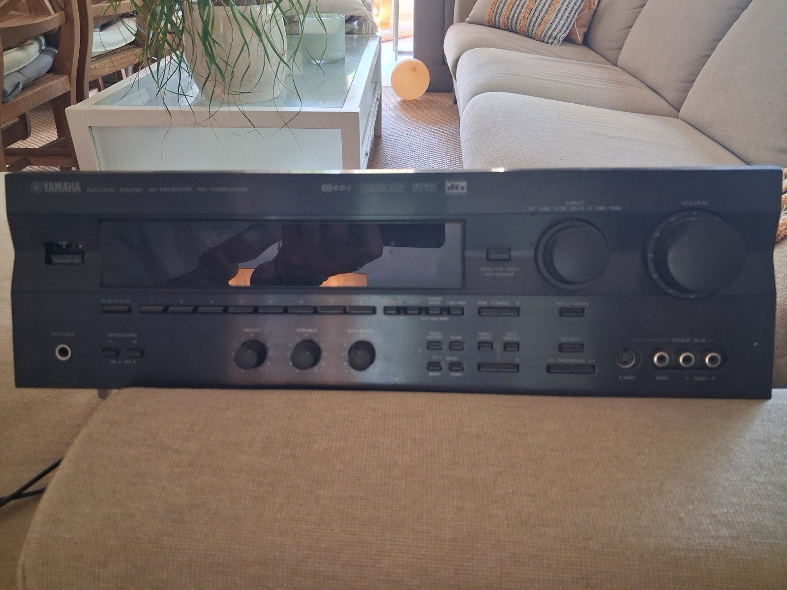 ampli Yamaha (bouton On Off déboité), TV, Hi-fi & Vidéo, Enlèvement, Yamaha