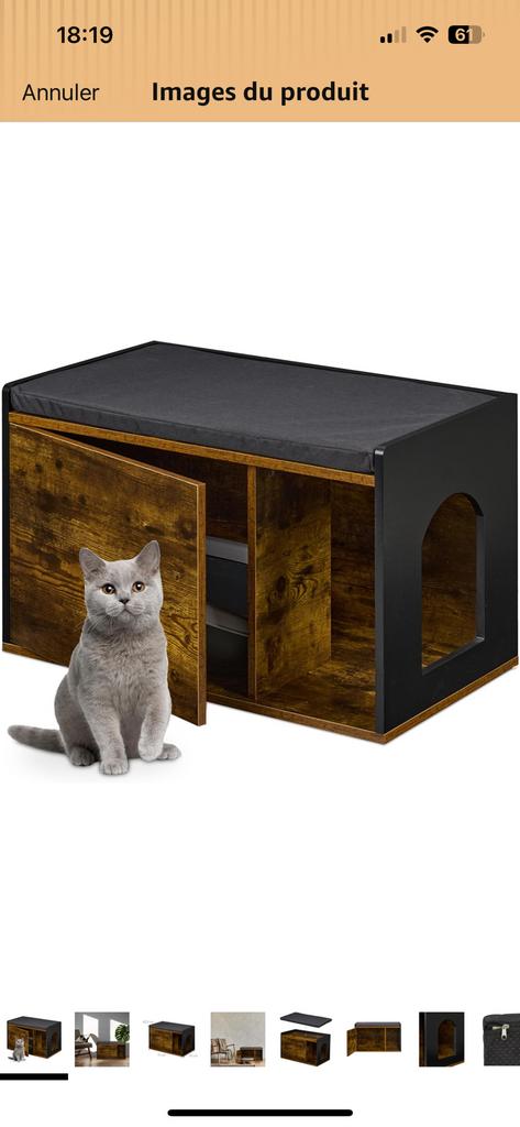 Armoire cache litiere vasagle, Enlèvement, Comme neuf