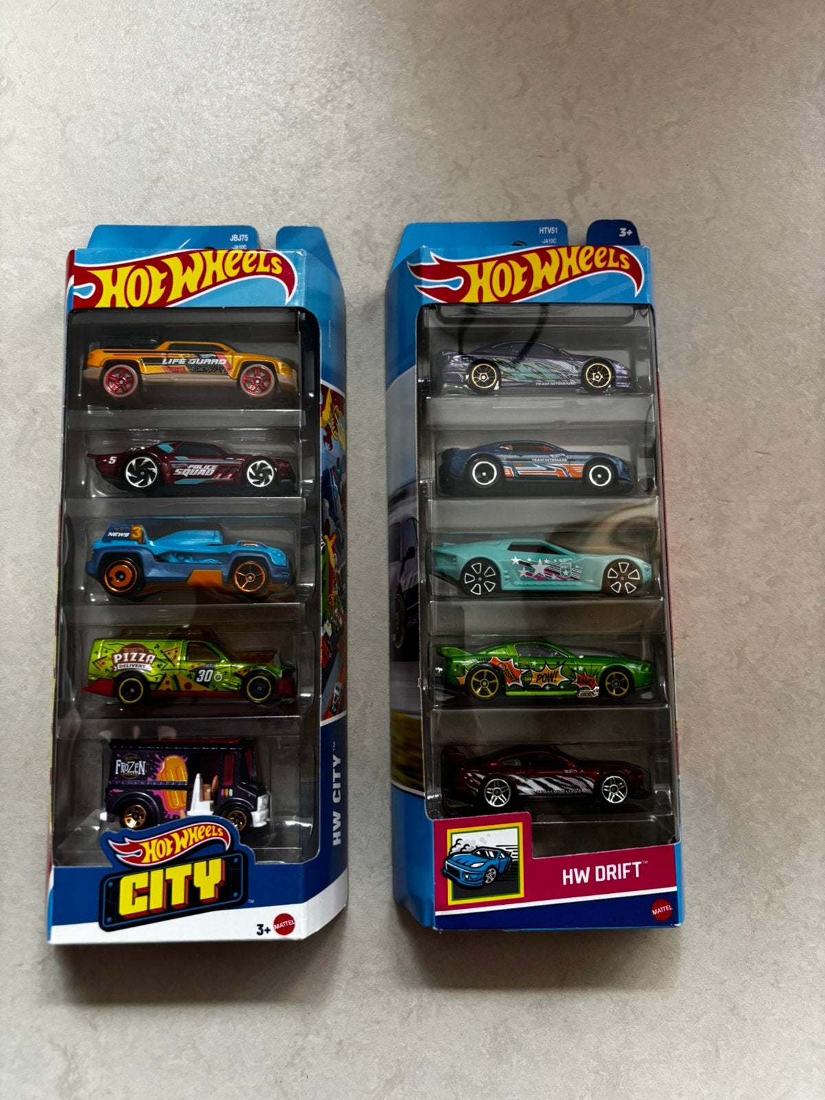 Hot Wheels 5-Packs: HW City & HW Drift (Nieuw i), Enlèvement, Comme neuf