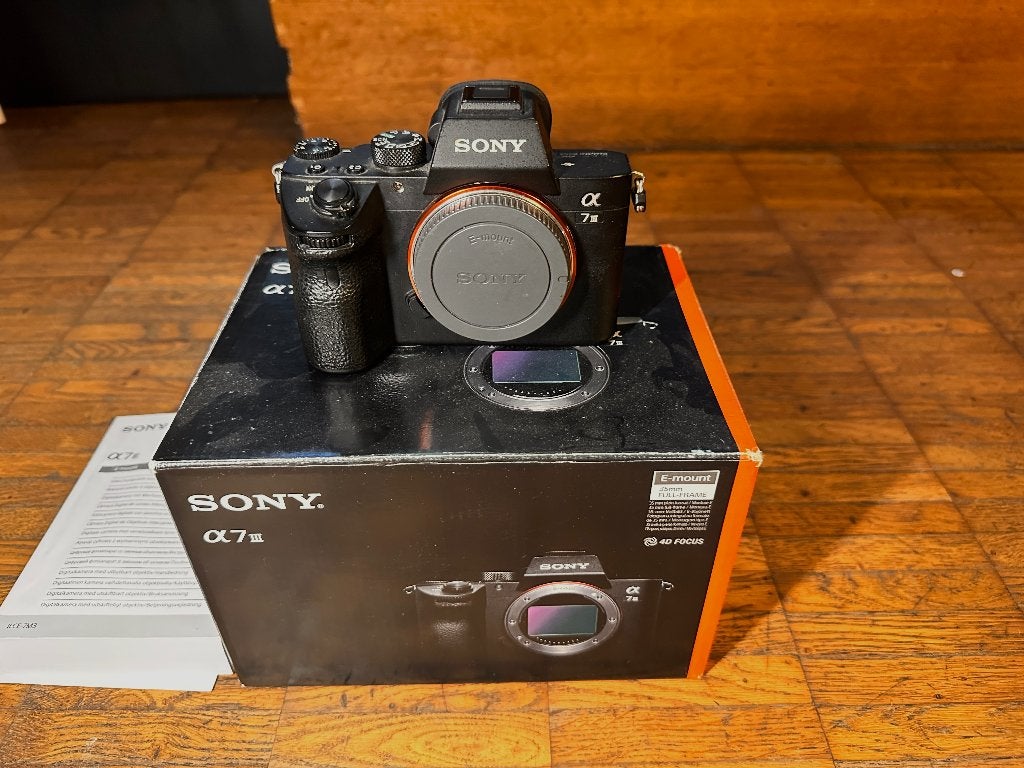 SONY A7 III, Audio, Tv en Foto, Fotocamera's Digitaal, Ophalen, Sony