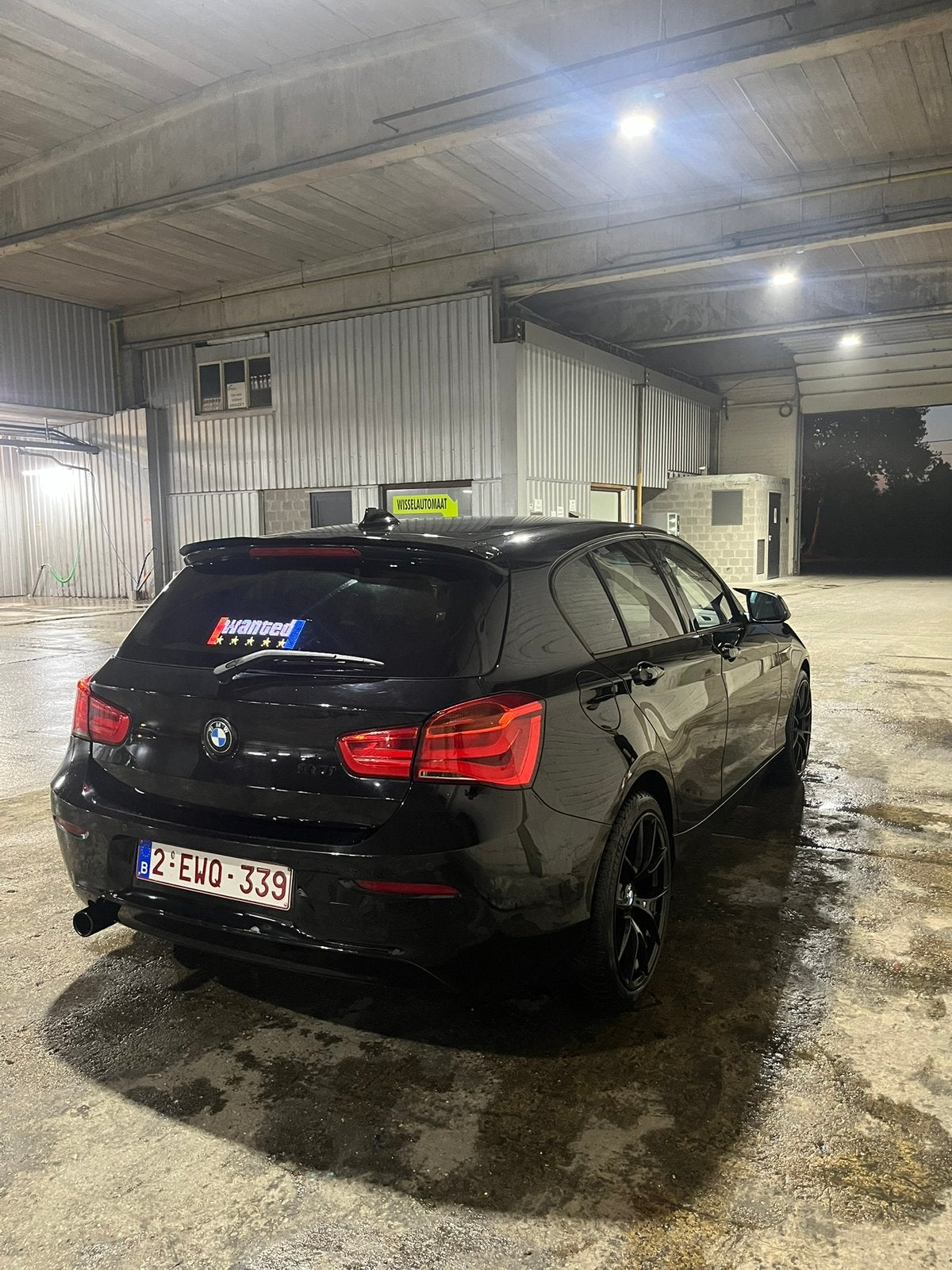 Bmw 1 serie 116i LCI facelift 2015, Auto's, Parkeerassistent, Zwart, Particulier, 3500 kg