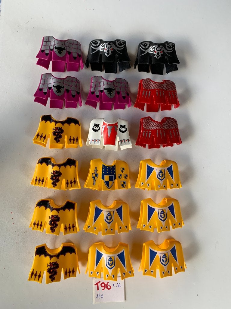 PLAYMOBIL: T96: BEKLEDING VOOR RIDDERPAARDEN, Losse onderdelen, Ophalen of Verzenden, Zo goed als nieuw, Knights
