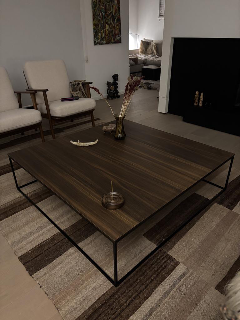 Prachtige salontafel Poliform, Ophalen, Zo goed als nieuw, Minder dan 50 cm, Design / modern