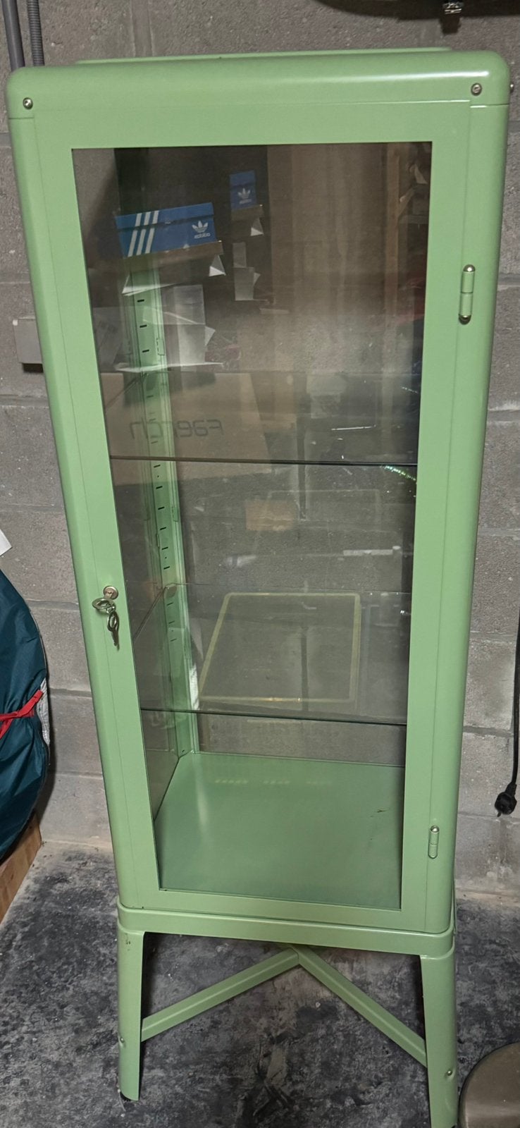 Glazen kastje, Maison & Meubles, Armoires | Vitrines, 25 à 50 cm, Avec porte(s), Verre, Utilisé