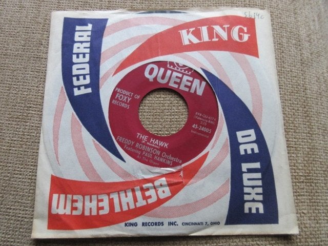 Freddy Robinson Orchestra - The Hawk / The Buzzard, Gebruikt, Originele persing, 7 inch, Ophalen of Verzenden