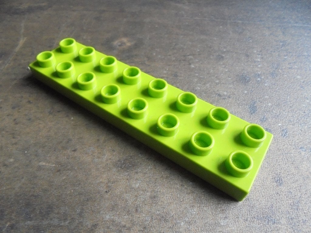 Lego Duplo Plate 2x8 (zie foto's) 7, Enlèvement ou Envoi, Utilisé, Briques en vrac, Duplo