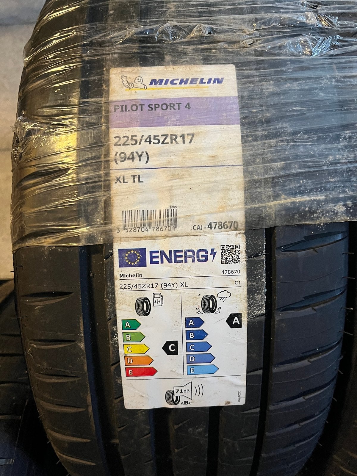4 PNEUS NEUFS MICHELIN PILOT SPORT 4 – 225/45 R17 94Y XL, Pneus été, Enlèvement, Pneu(s), 17 pouces