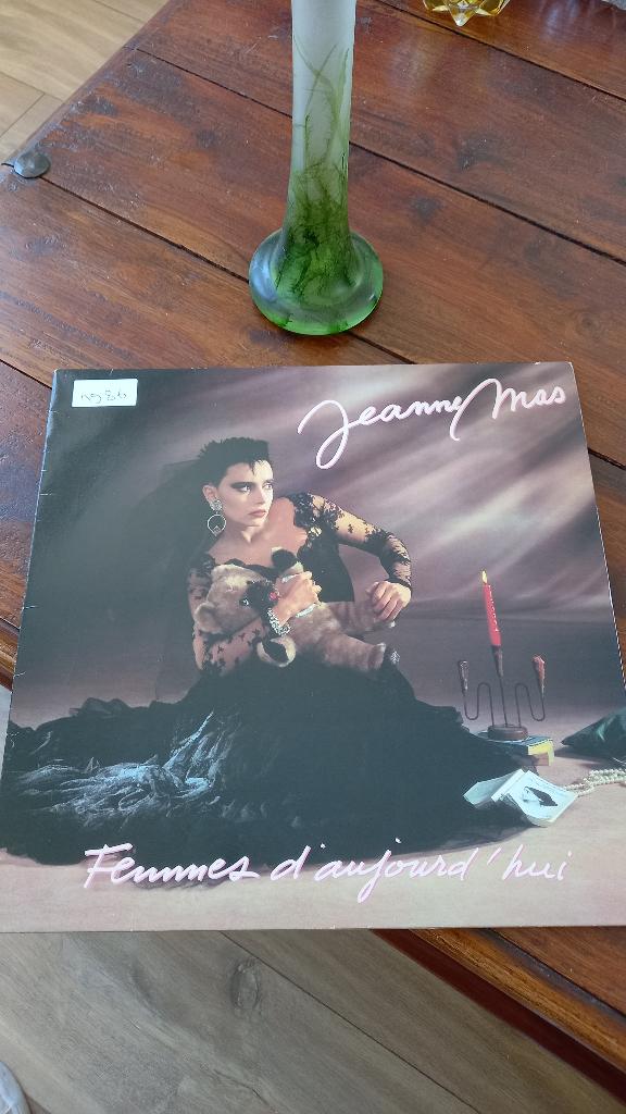 vinyl 33T jeanne mas "femmes d'aujourd'hui" en rouge, CD & DVD, Enlèvement, Utilisé