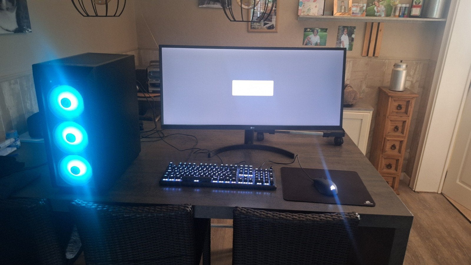 Nieuwe complete pc, Ophalen