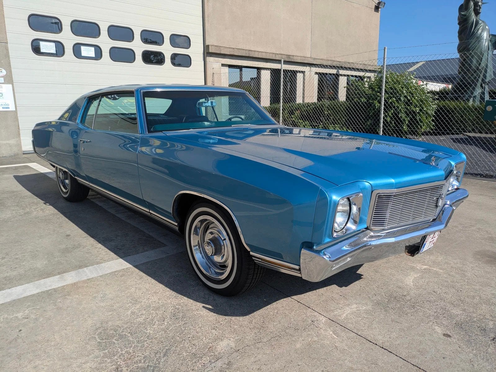 Chevrolet Monte-Carlo chevelle (bj 1971, automaat), Auto's, Automaat, Stof, Chevrolet, Blauw