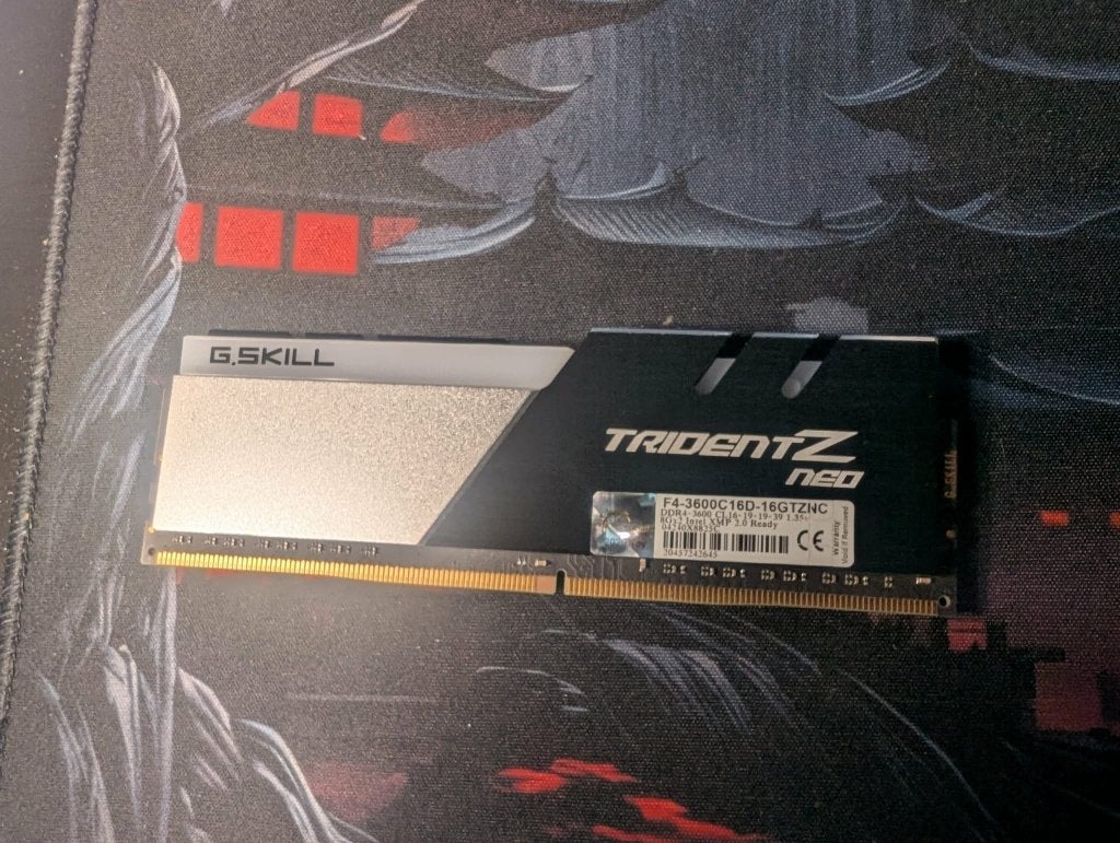 G.SKill 8GB 3600mhz RGB, Computers en Software, Gebruikt, DDR4, 8 GB, Ophalen of Verzenden
