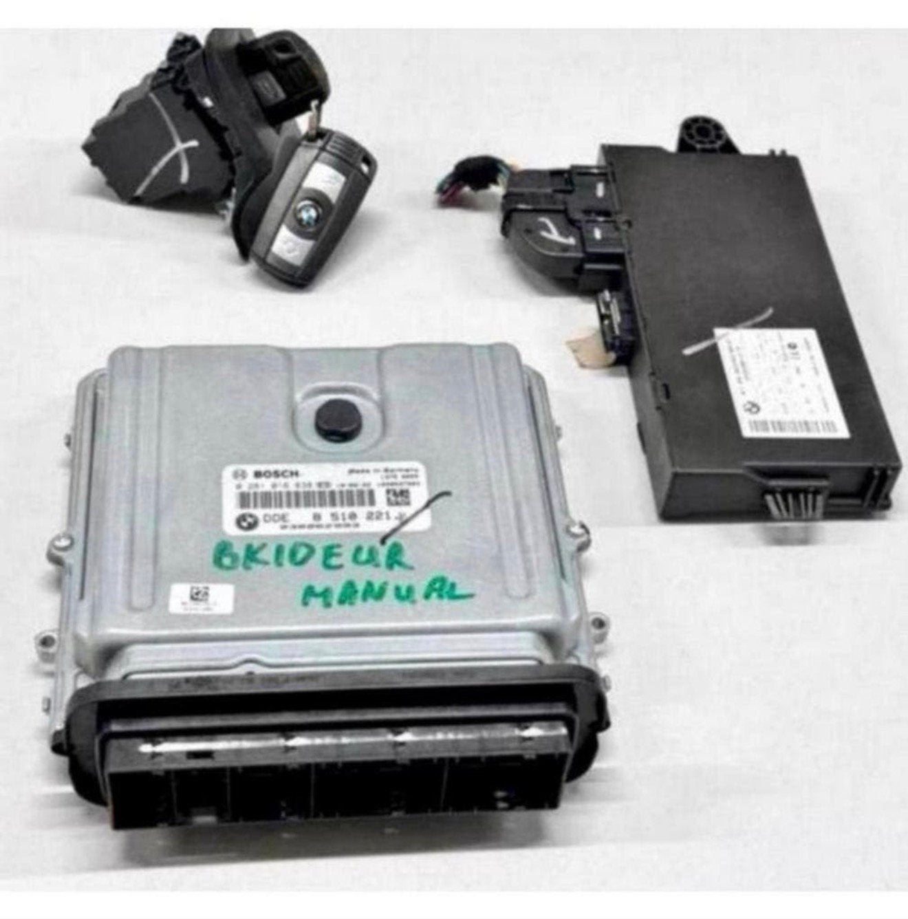 BMW E90 E91 E92 ecu sleutels slot nr 0281016838 8510221, Ophalen of Verzenden, Gebruikt, BMW