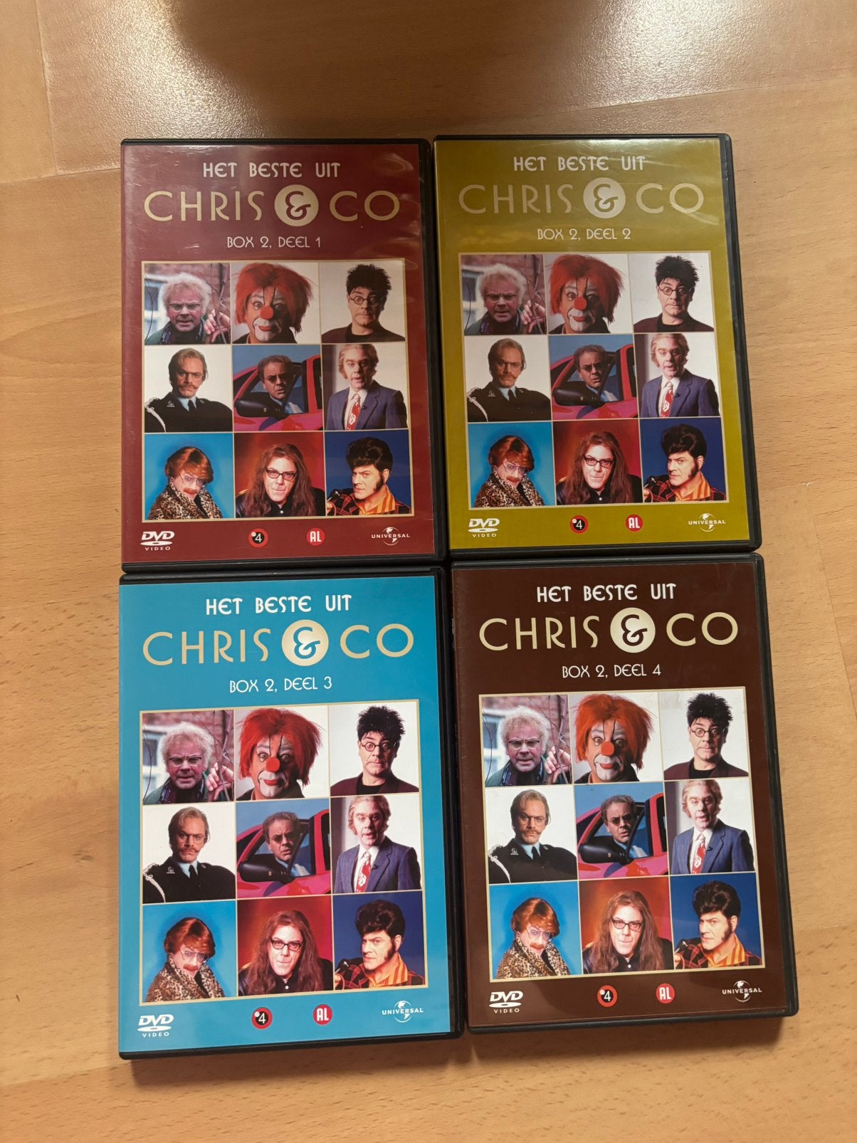 4 dvd’s - Chris & Co, Verzenden, Gebruikt