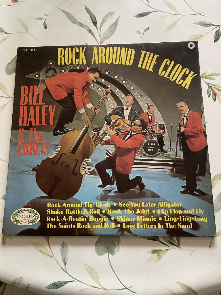 vintage LP, oude vinyl plaat Rock around the clock, Cd's en Dvd's, Ophalen, Gebruikt, Rock-'n-Roll