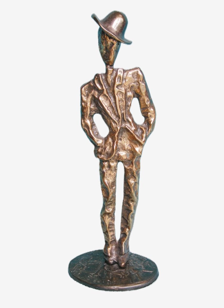 Mooie brons - bonvivant - Yves Lohe, Antiek en Kunst, Ophalen, Brons