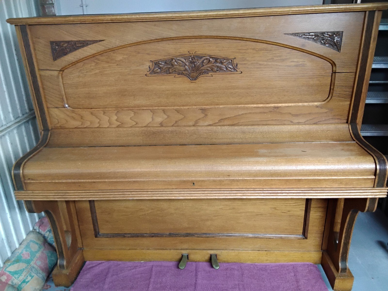 oude piano, Muziek en Instrumenten, Piano's, Ophalen, Piano