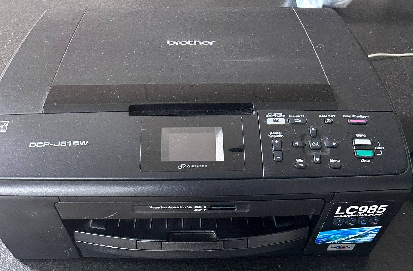 Brother DCP-J315W, Computers en Software, Ophalen, Gebruikt, Cartridge
