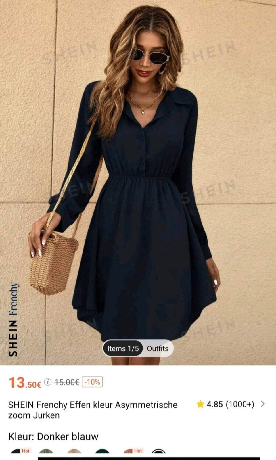 Nieuw! Jurk Shein maat 40, Kleding | Dames, Shein, Ophalen of Verzenden, Nieuw, Maat 38/40 (M)