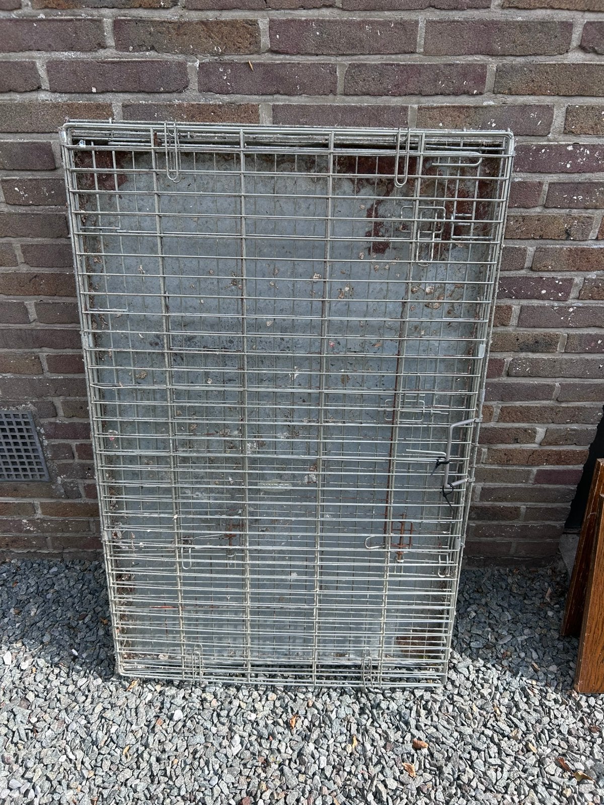Grote hondenbench gratis, Dieren en Toebehoren, Hondenbenches, Ophalen, Gebruikt