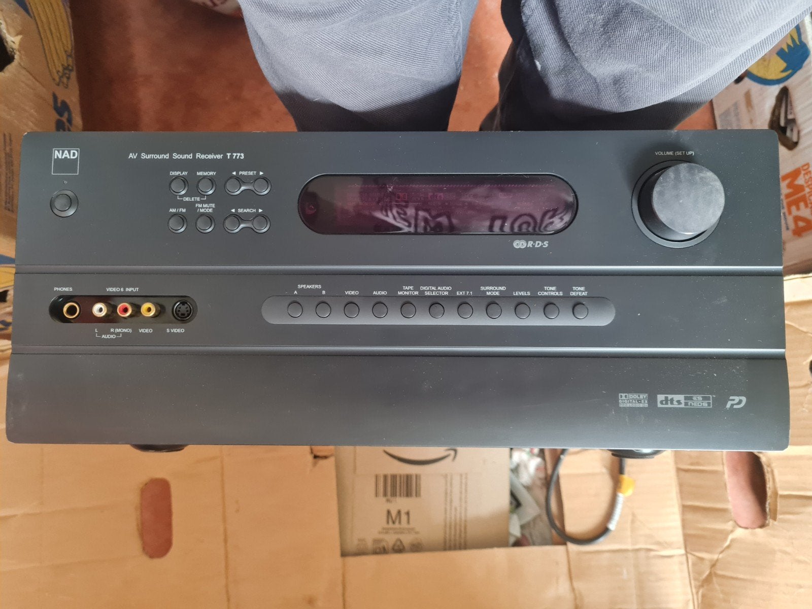 Ampli tuner NAD T 773 surroud receiver, TV, Hi-fi & Vidéo, Enlèvement, Utilisé, Stéréo