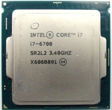 Intel i7-6700 aansluiting Socket 1151, Computers en Software, Processors, Ophalen, LGA 1151, Gebruikt, 4-core
