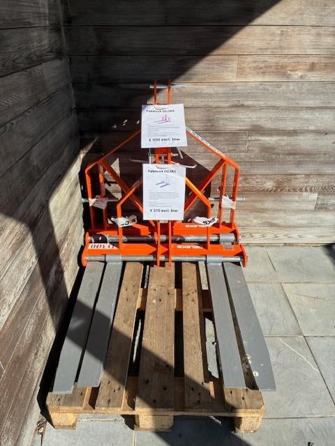 palletvorken voor mini tractor, Ophalen, Nieuw
