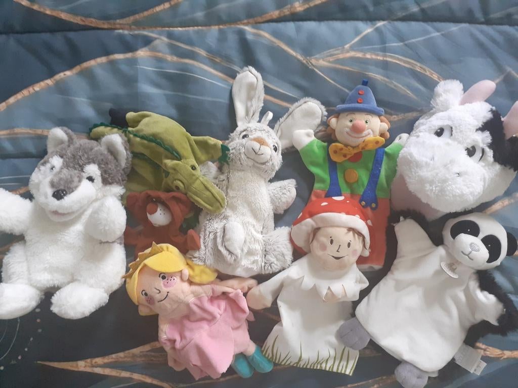 Handpoppen poppenkastpoppen ( 1 ), Verzamelen, Ophalen of Verzenden