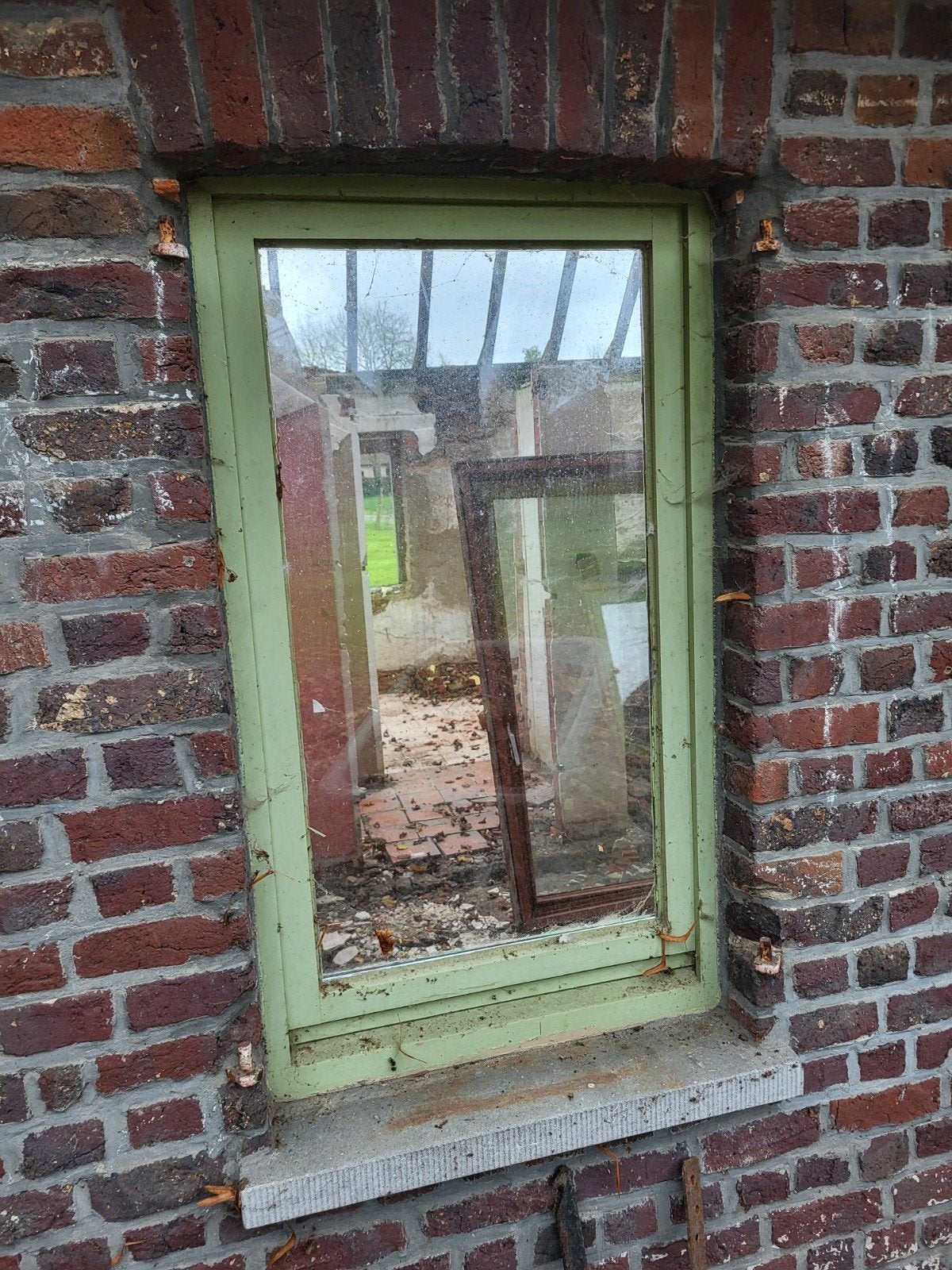 2 fenêtres, Châssis de fenêtre, 75 à 150 cm, Enlèvement, Utilisé