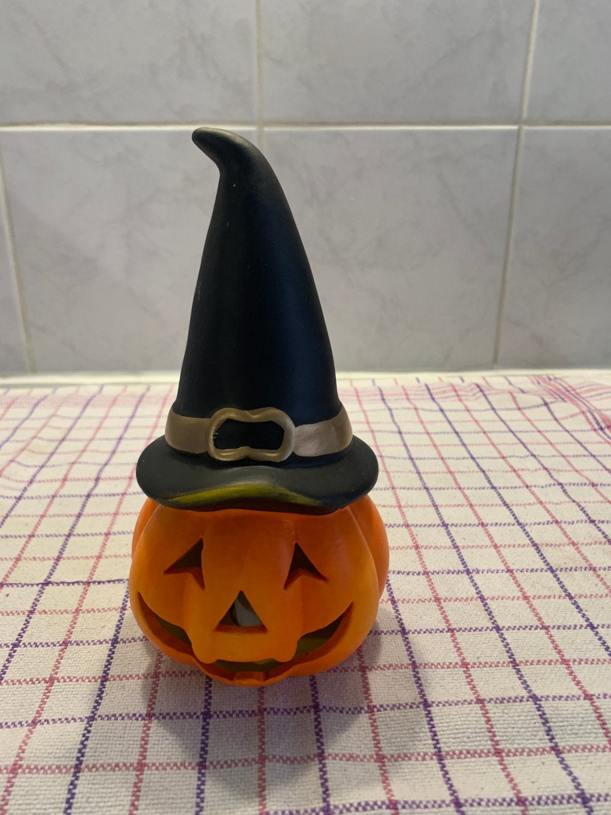 Halloon lichtje pompoen, Ophalen, Zo goed als nieuw