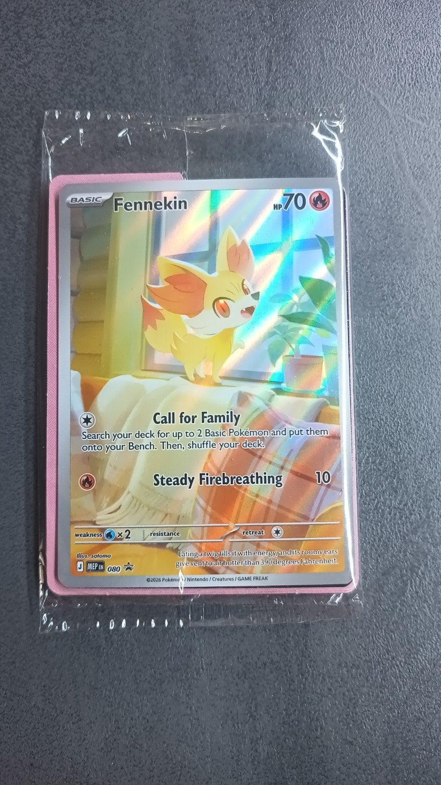 Fennekin 080 promo kaart sealed, Hobby en Vrije tijd, Verzamelkaartspellen | Pokémon, Ophalen of Verzenden
