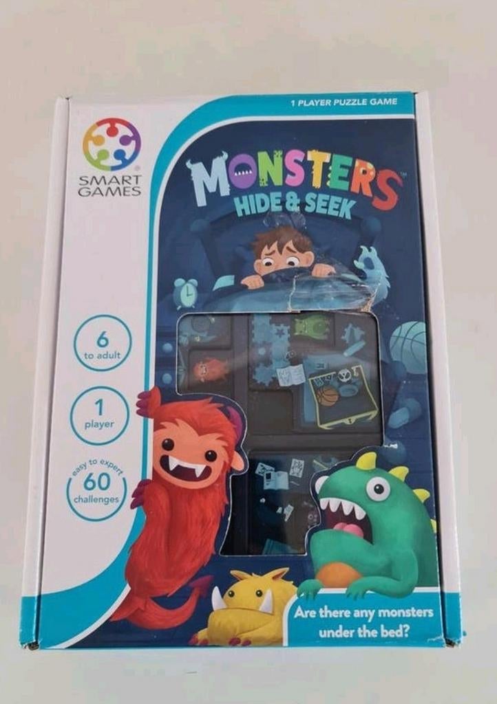 Gezelschapsspel / smart games : monsters hide & seek, Livres, Livres pour enfants | 0 an et plus, Enlèvement ou Envoi