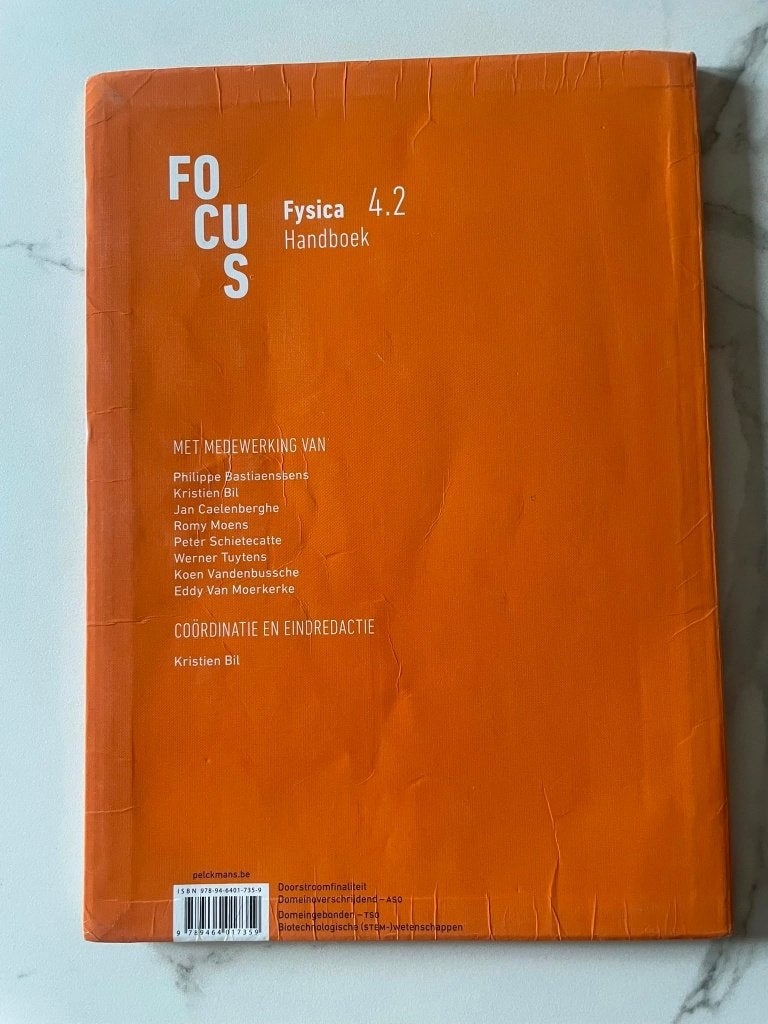 Focus Fysica handboek 4.2, Boeken, Overige vakken, ASO, Pelckmans Portaal, Ophalen