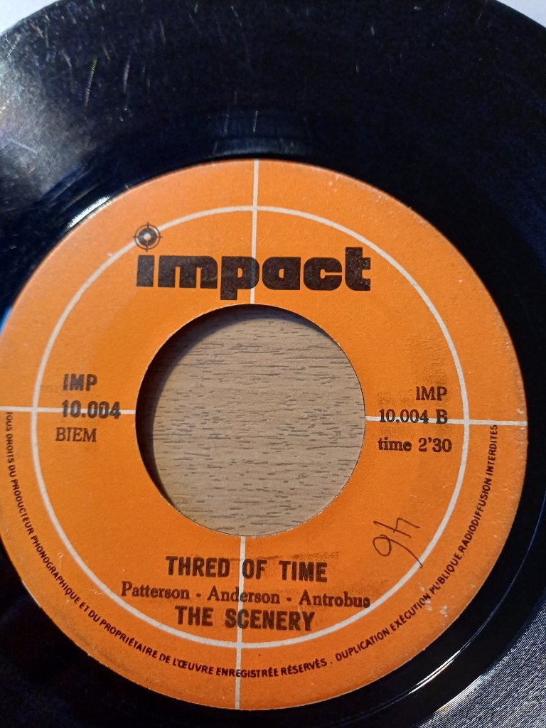Mod Psych Freakbeat  1967  The Scenery, Pressage original, Enlèvement ou Envoi, Single, Utilisé