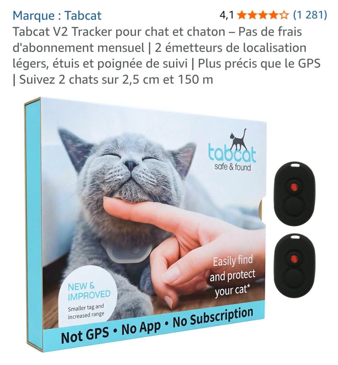 traceur gps pour chat, Animaux & Accessoires, Enlèvement, Neuf