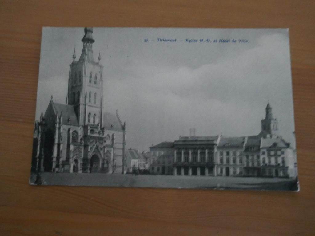 tienen tirlemont église N.D et hotel de ville, Collections, Envoi, Affranchie, Brabant Flamand