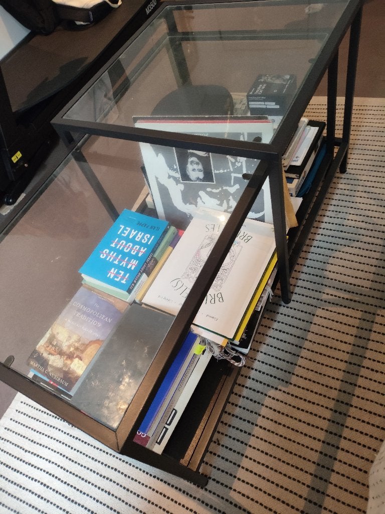 Bijzettafels, set van 2, Ophalen, Gebruikt, Rechthoekig, Minder dan 50 cm