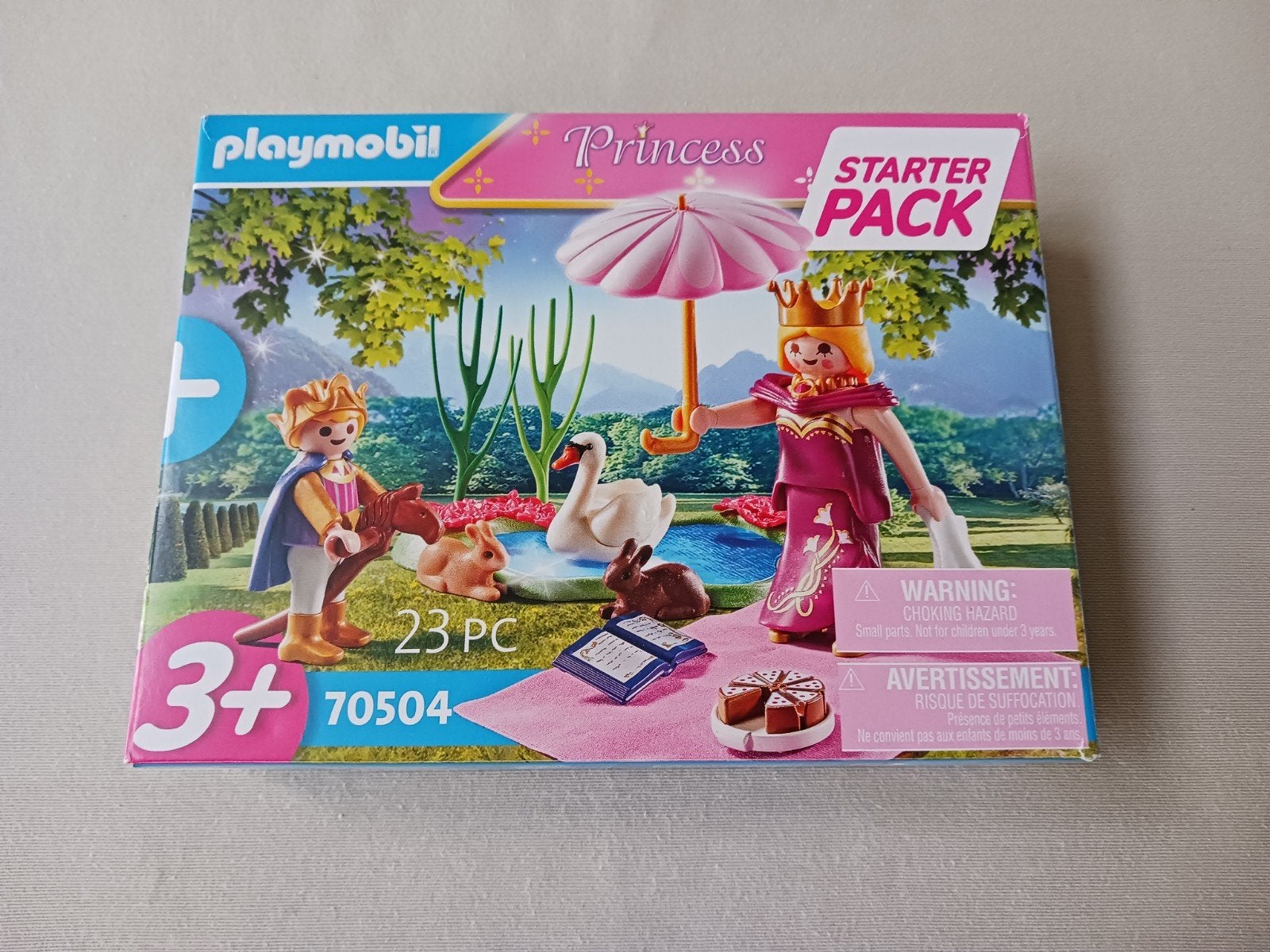 Playmobil set 70504 'het koninklijke picnic startpakket'., Enlèvement ou Envoi, Comme neuf, Kit complet, Figurines